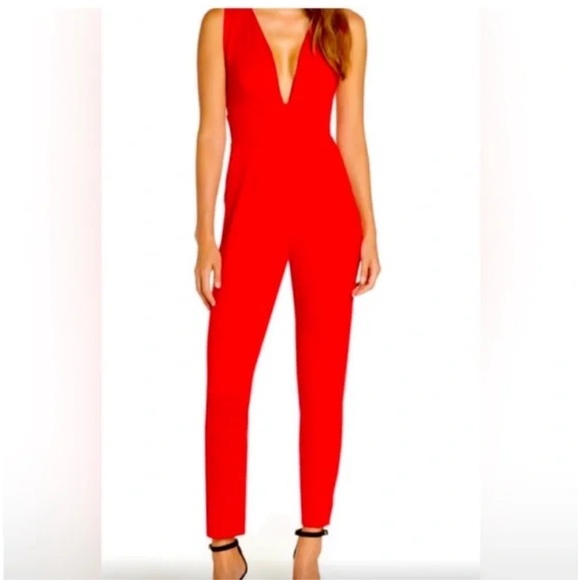 Fraiche by J plunge neck jumpsuit from Nordstrom - Picture 1 of 10